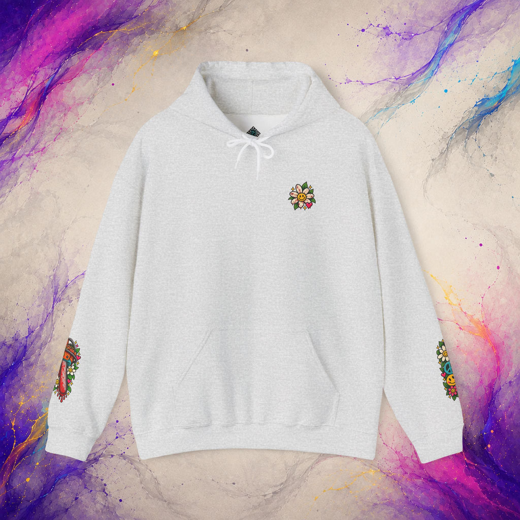 Choose Kindness Pullover | Retro Dark Humor Peace Hoodie
