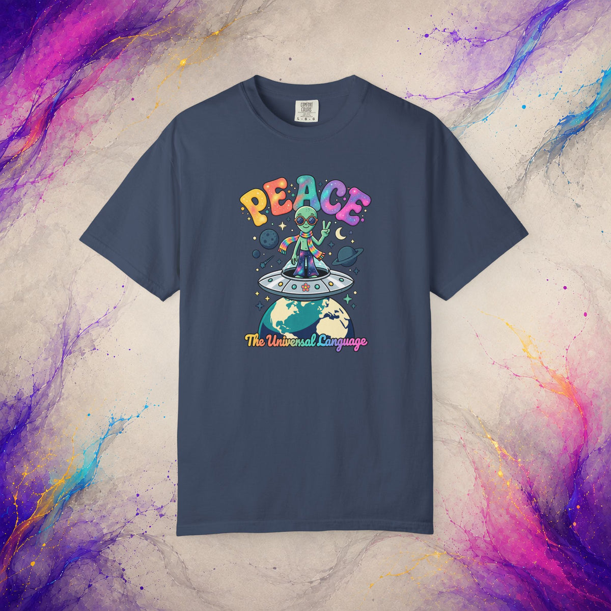 Peace: The Universal Language Tee | Alien Peace Shirt