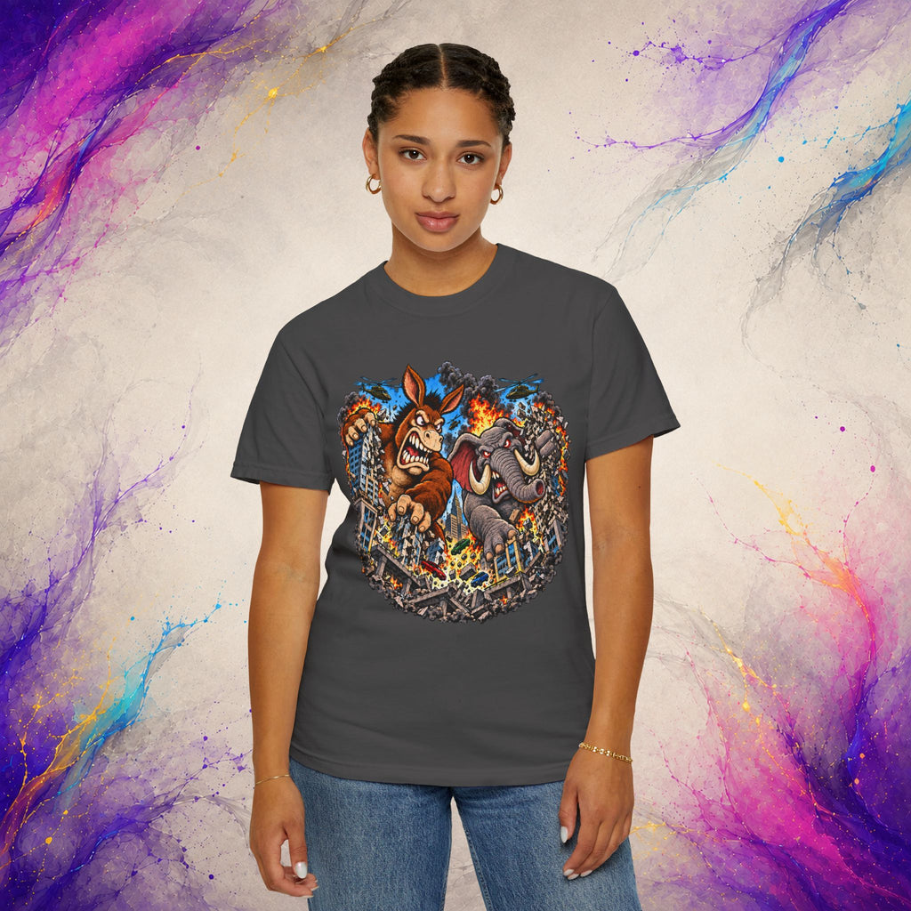 Two-Party Monster Mayhem Tee | Political Satire T-Shirt