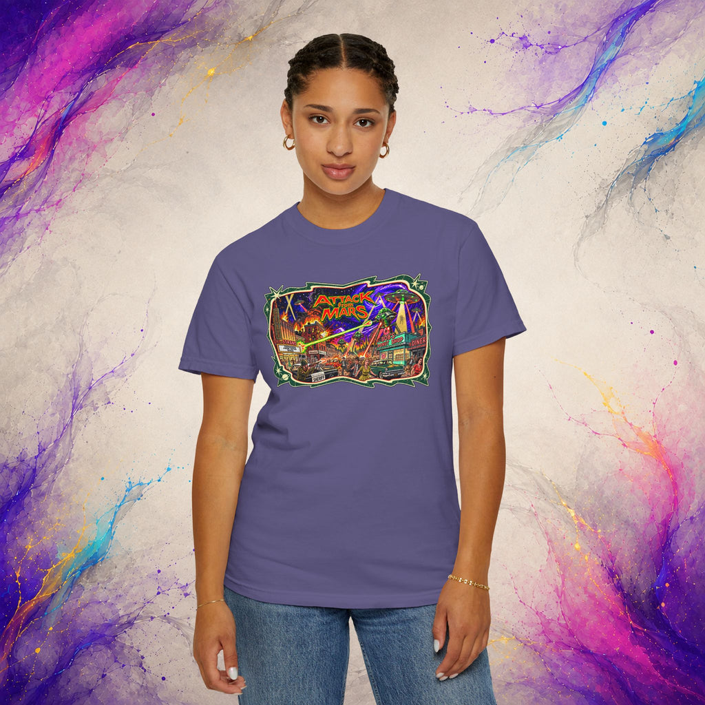 Attack From Mars Tee - Retro Alien Invasion Shirt