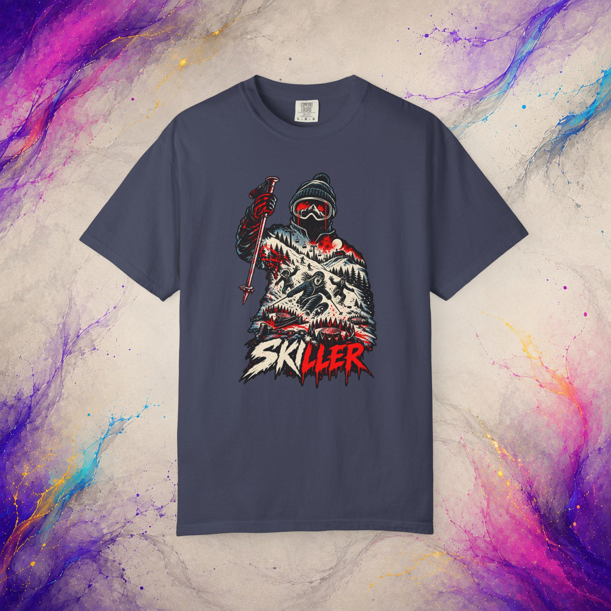 SKILLER Tee – Ski Slasher Horror Shirt