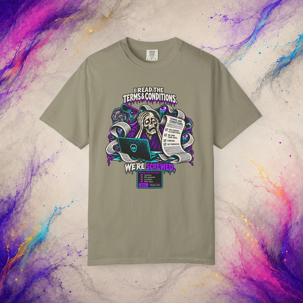 Read the Terms & Conditions Tee | Tech Privacy Dark Humor T-Shirt