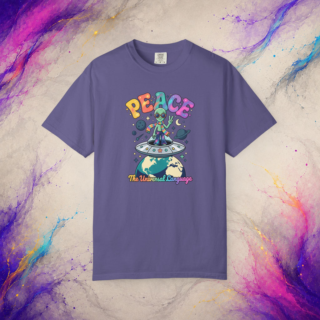 Peace: The Universal Language Tee | Alien Peace Shirt