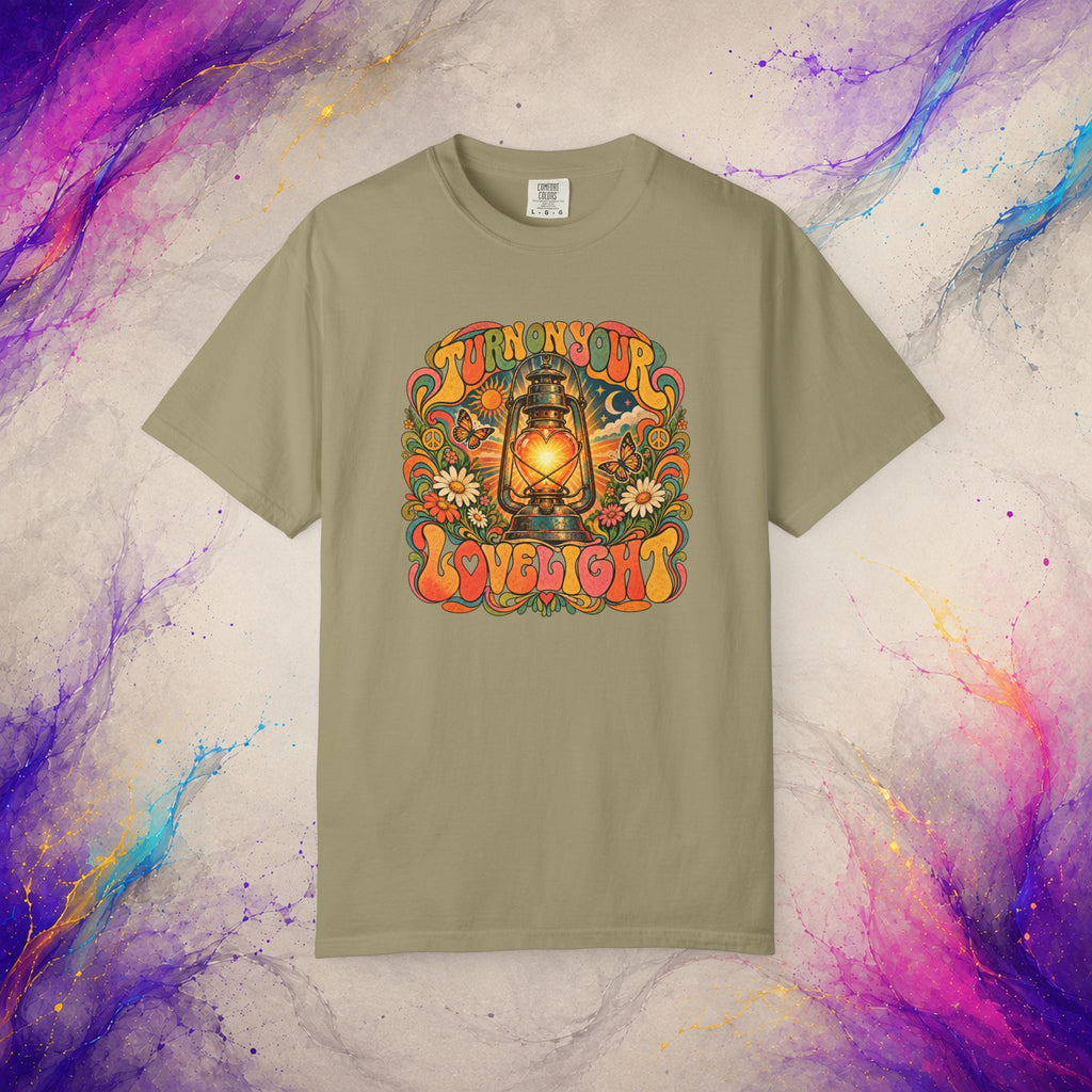 Turn On Your Lovelight Tee | Retro Lantern Peace T-Shirt