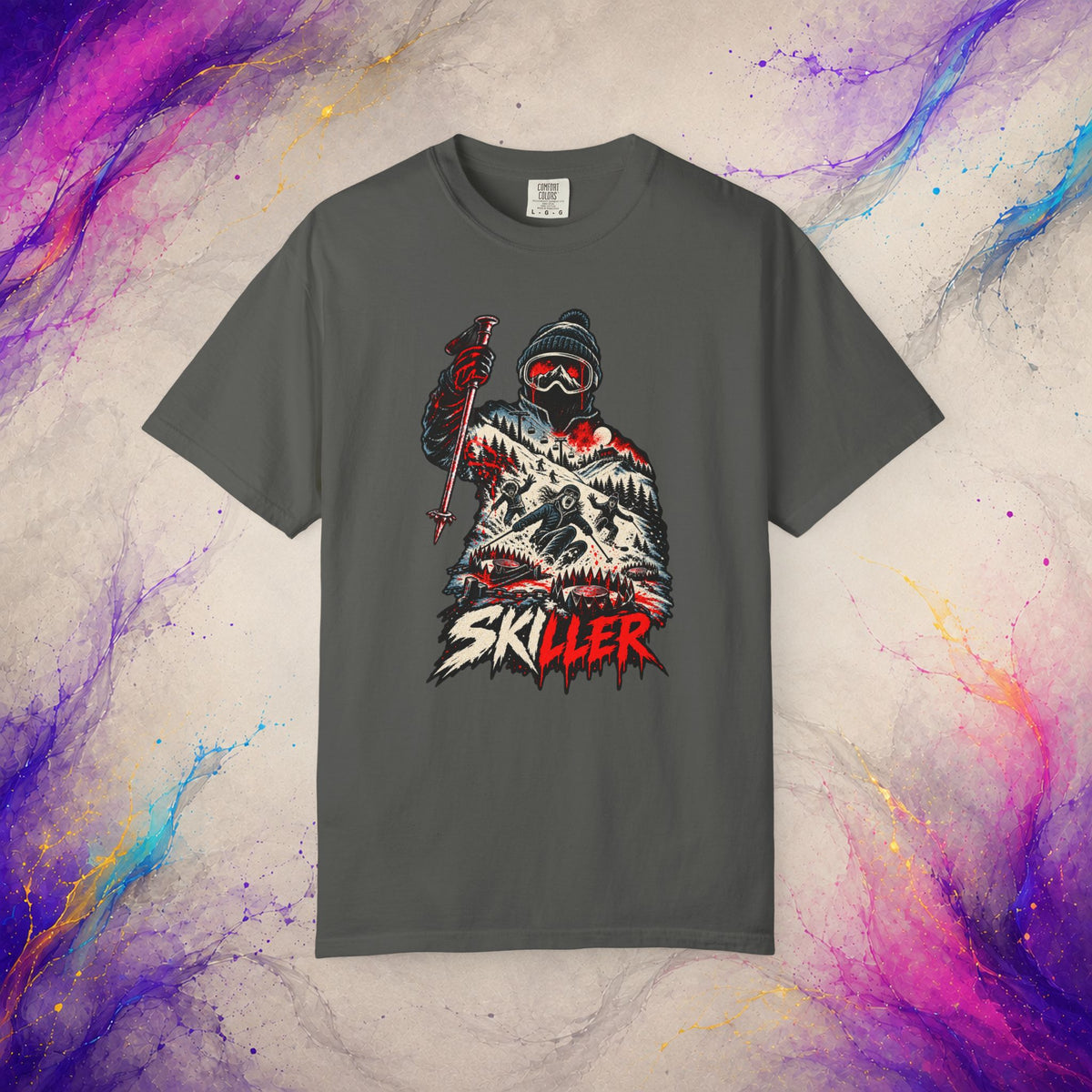 SKILLER Tee – Ski Slasher Horror Shirt