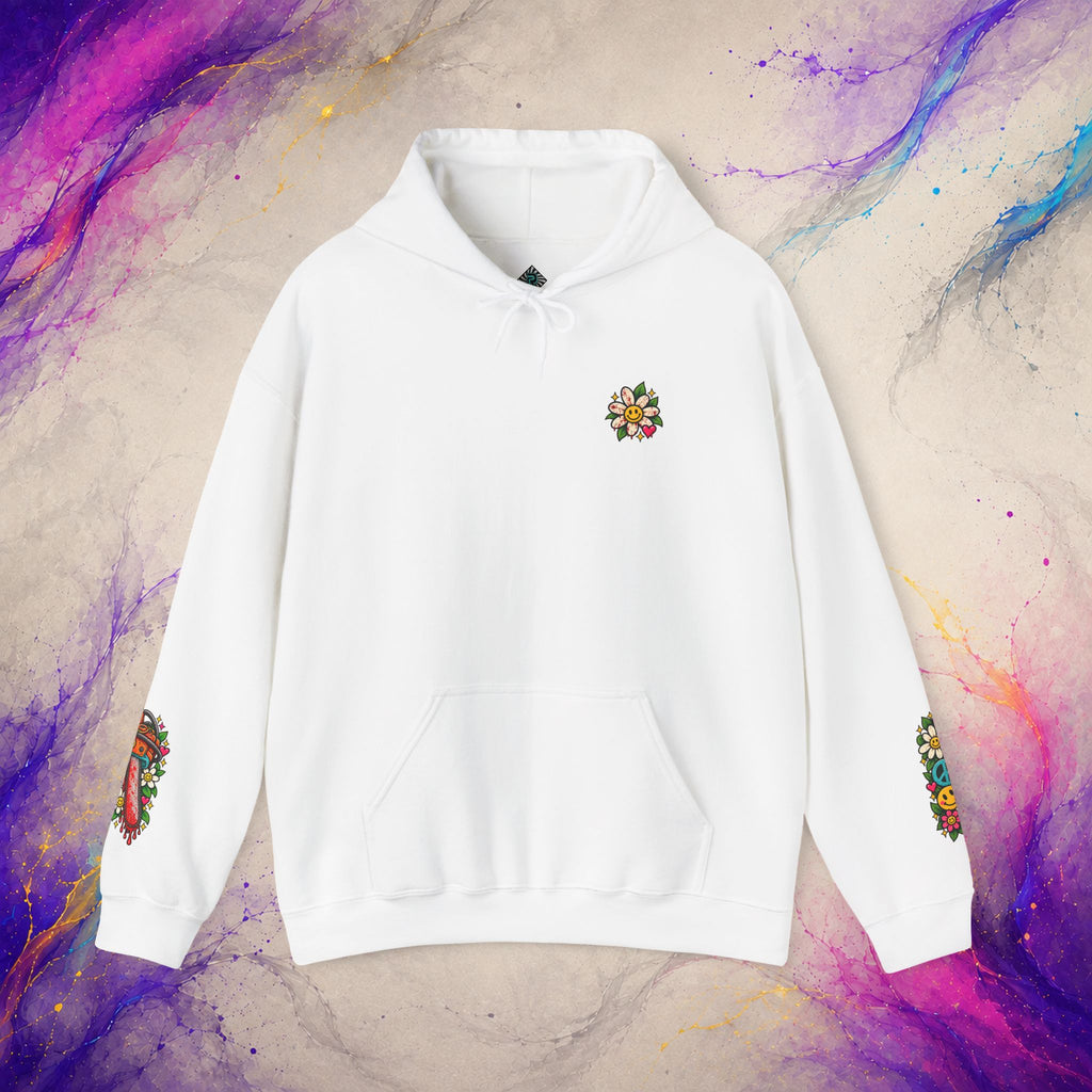 Choose Kindness Pullover | Retro Dark Humor Peace Hoodie