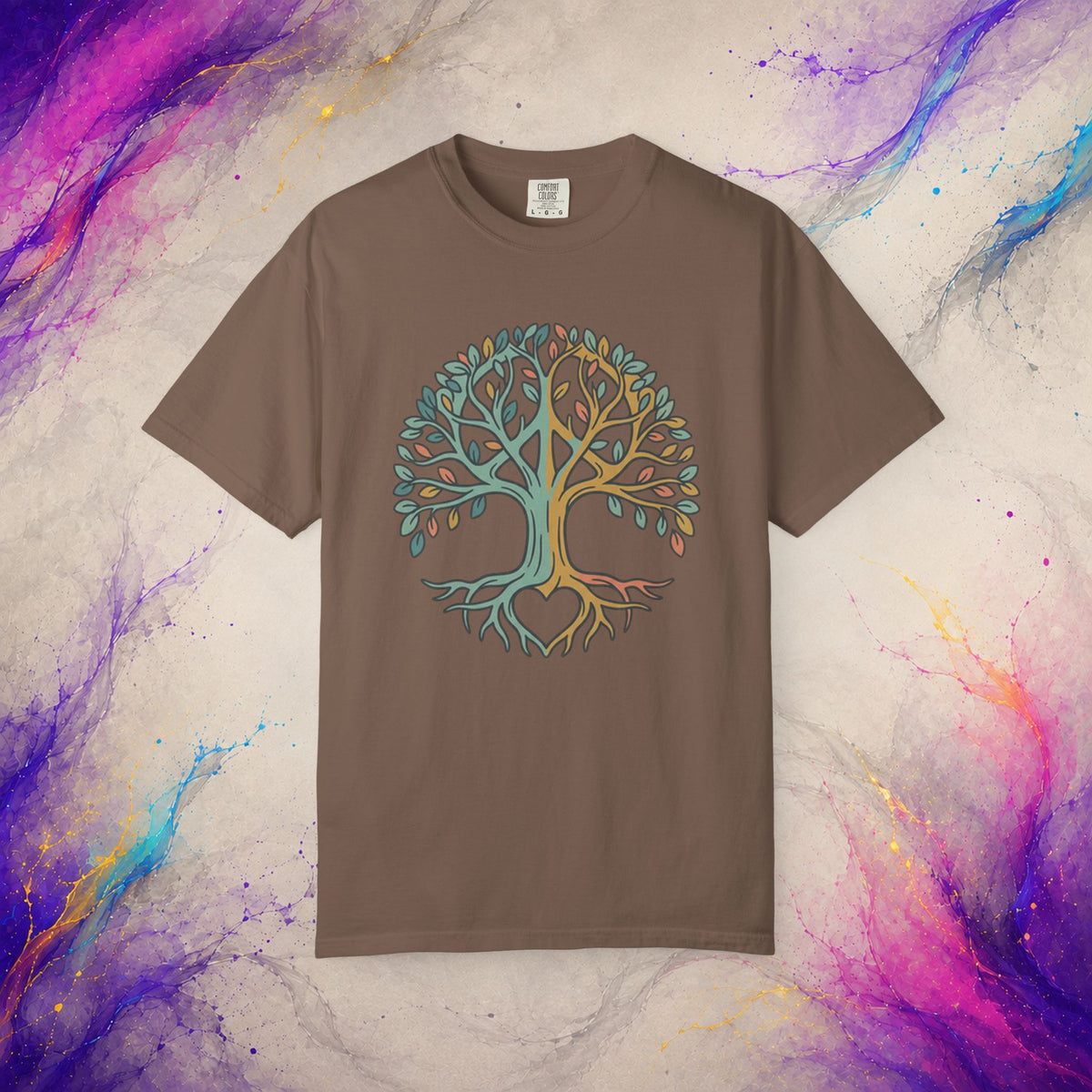 Peace Tree of Life Tee | Retro Peace Symbol Graphic T-Shirt