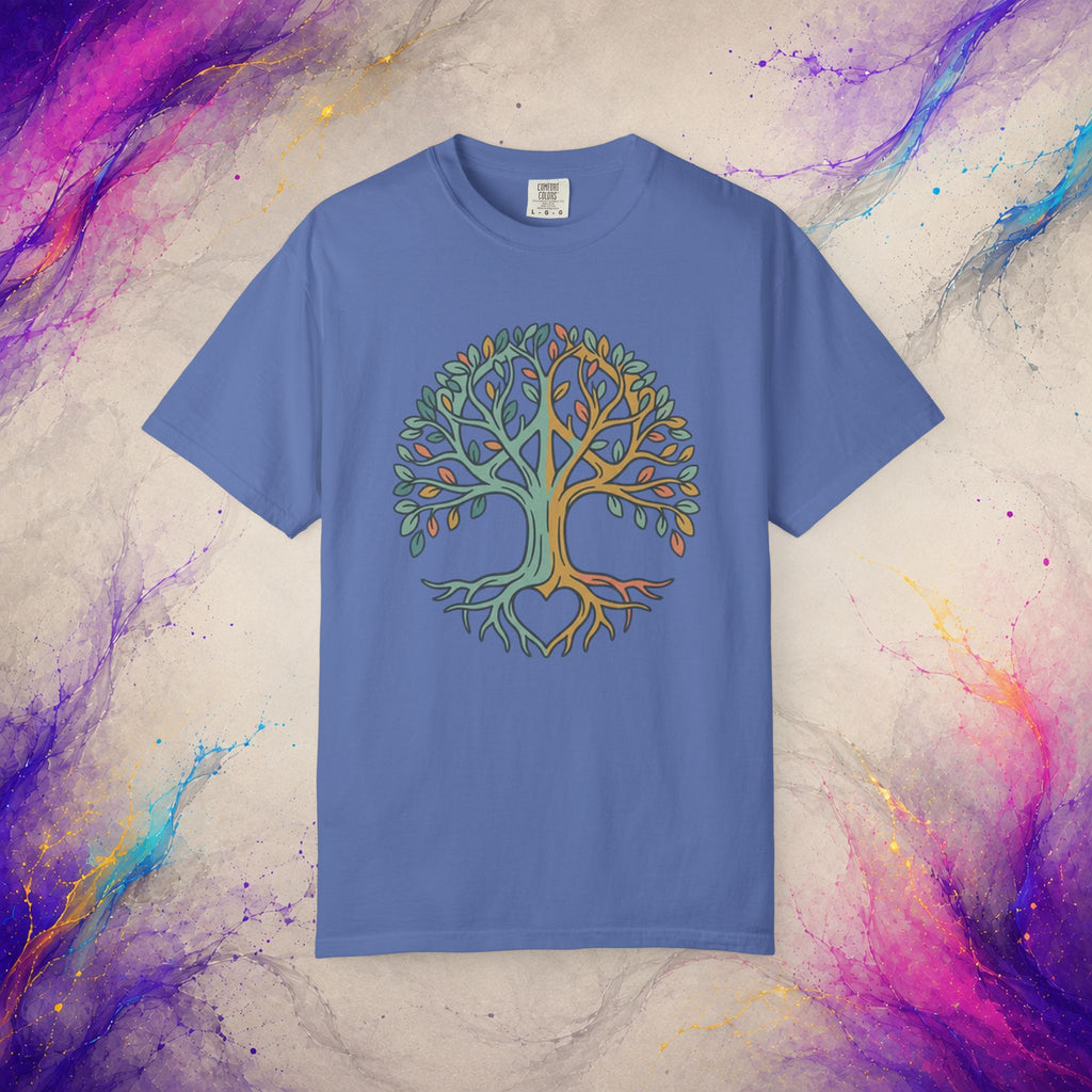 Peace Tree of Life Tee | Retro Peace Symbol Graphic T-Shirt