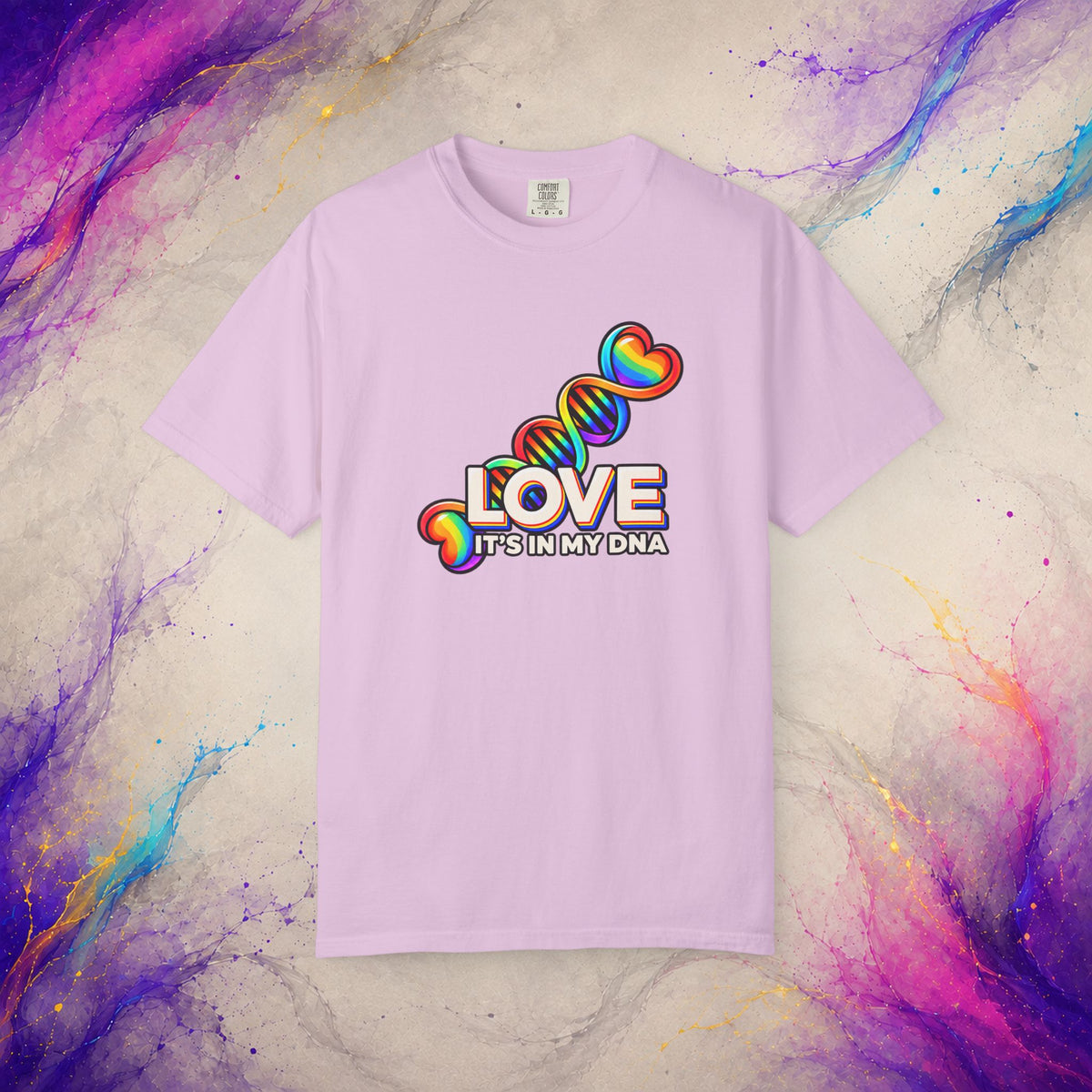 Love Is in My DNA T-Shirt | Rainbow Pride Graphic Tee