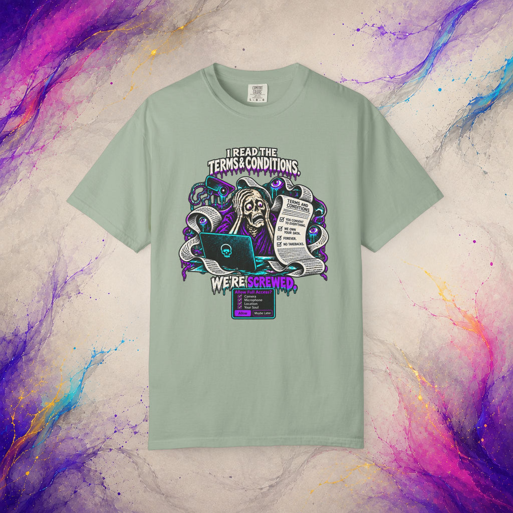 Read the Terms & Conditions Tee | Tech Privacy Dark Humor T-Shirt
