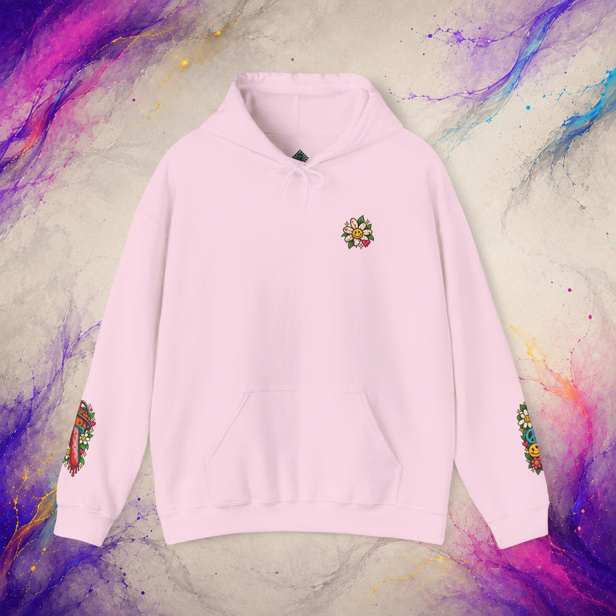 Choose Kindness Pullover | Retro Dark Humor Peace Hoodie