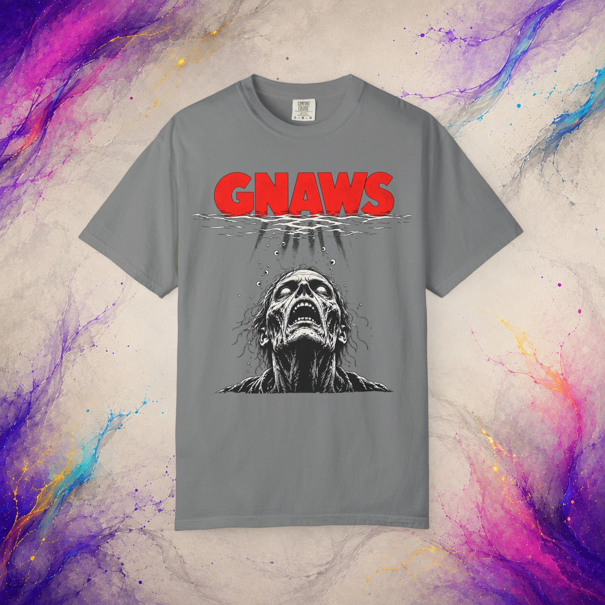 Gnaws Tee | Undead Ocean Horror Shirt