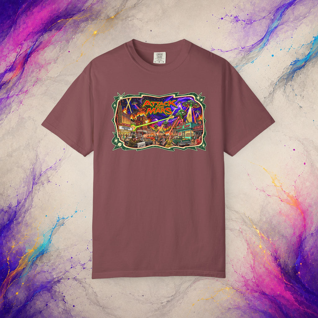 Attack From Mars Tee - Retro Alien Invasion Shirt