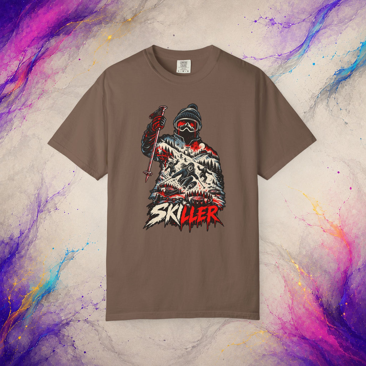 SKILLER Tee – Ski Slasher Horror Shirt