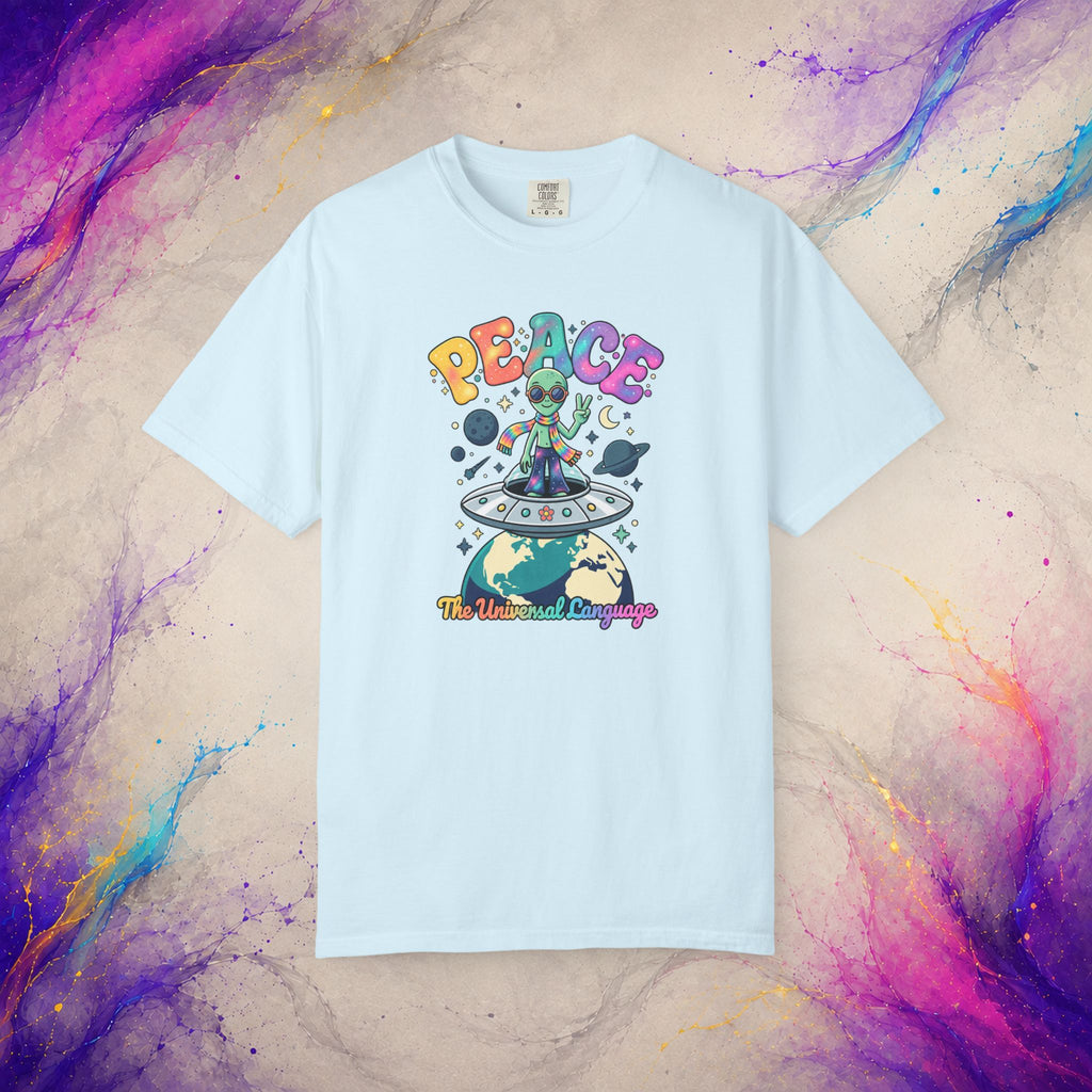 Peace: The Universal Language Tee | Alien Peace Shirt