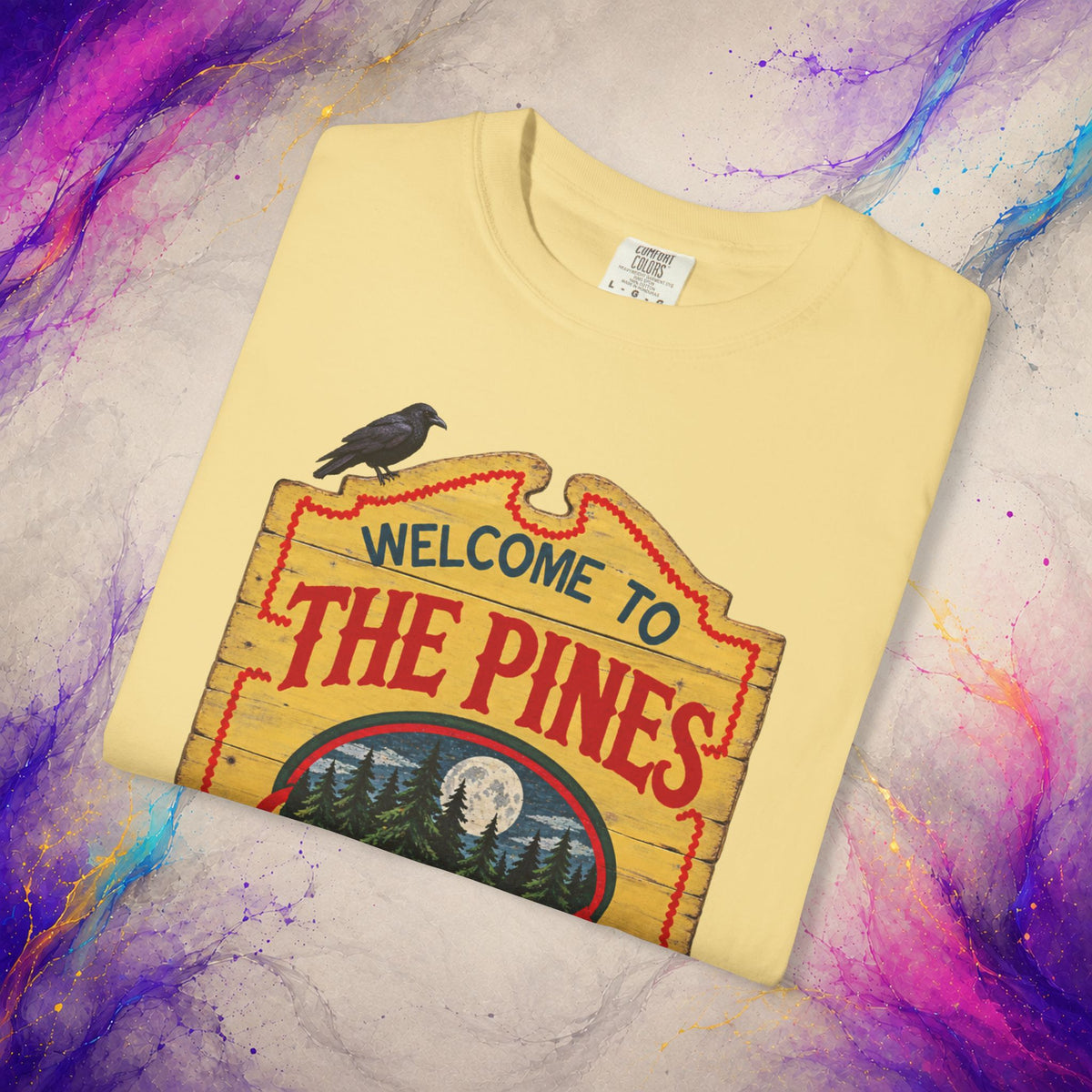 Welcome To The Pines Tee | Vintage Folk Horror Shirt