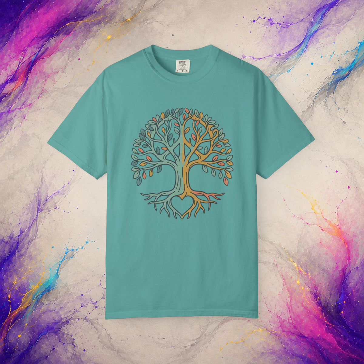 Peace Tree of Life Tee | Retro Peace Symbol Graphic T-Shirt
