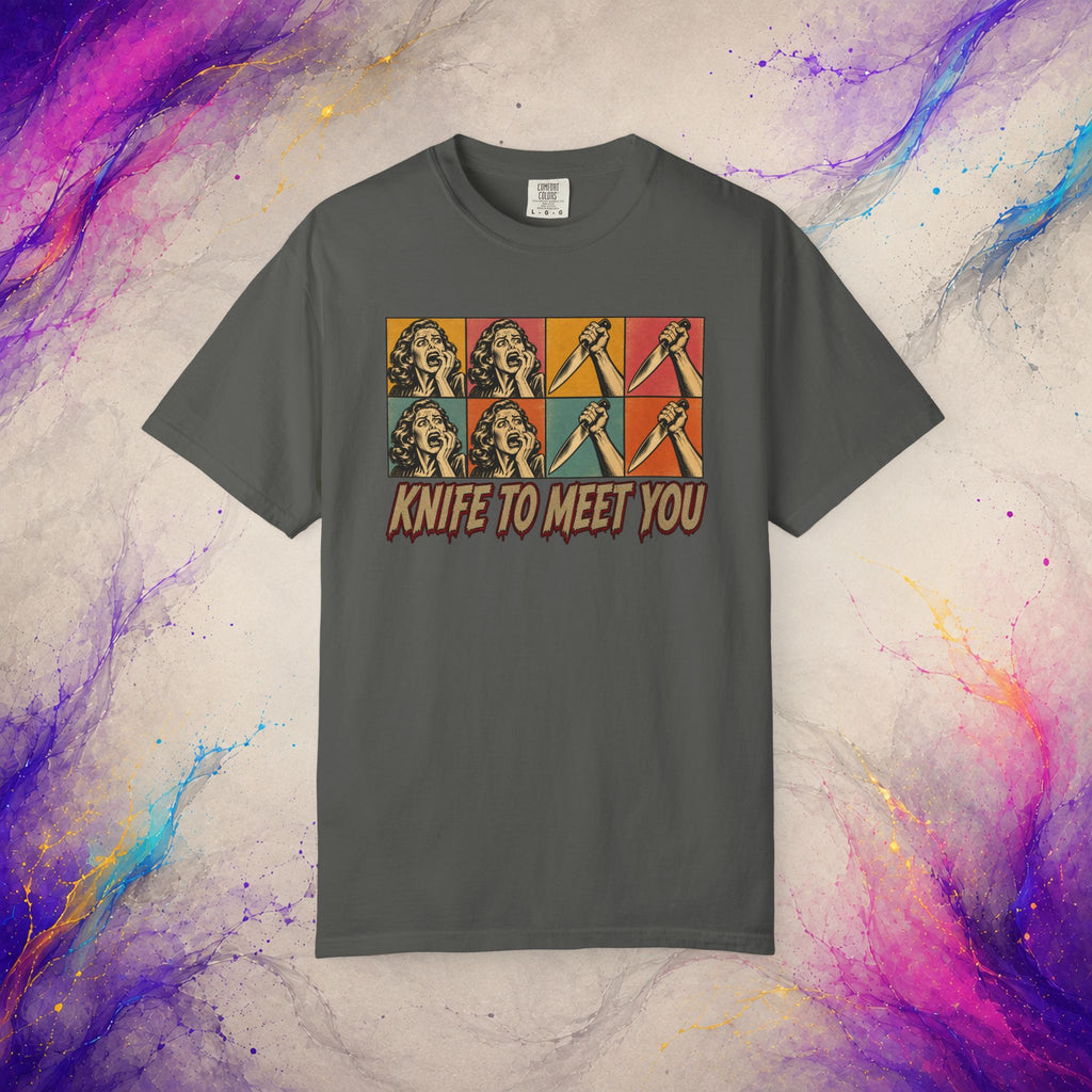 Knife to Meet You Tee | Retro Slasher Horror Shirt